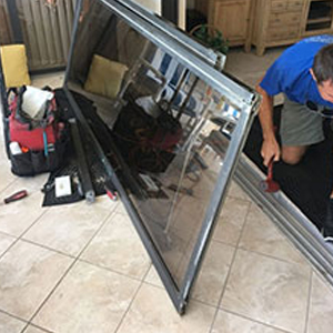 sliding glass door frame repair Benicia